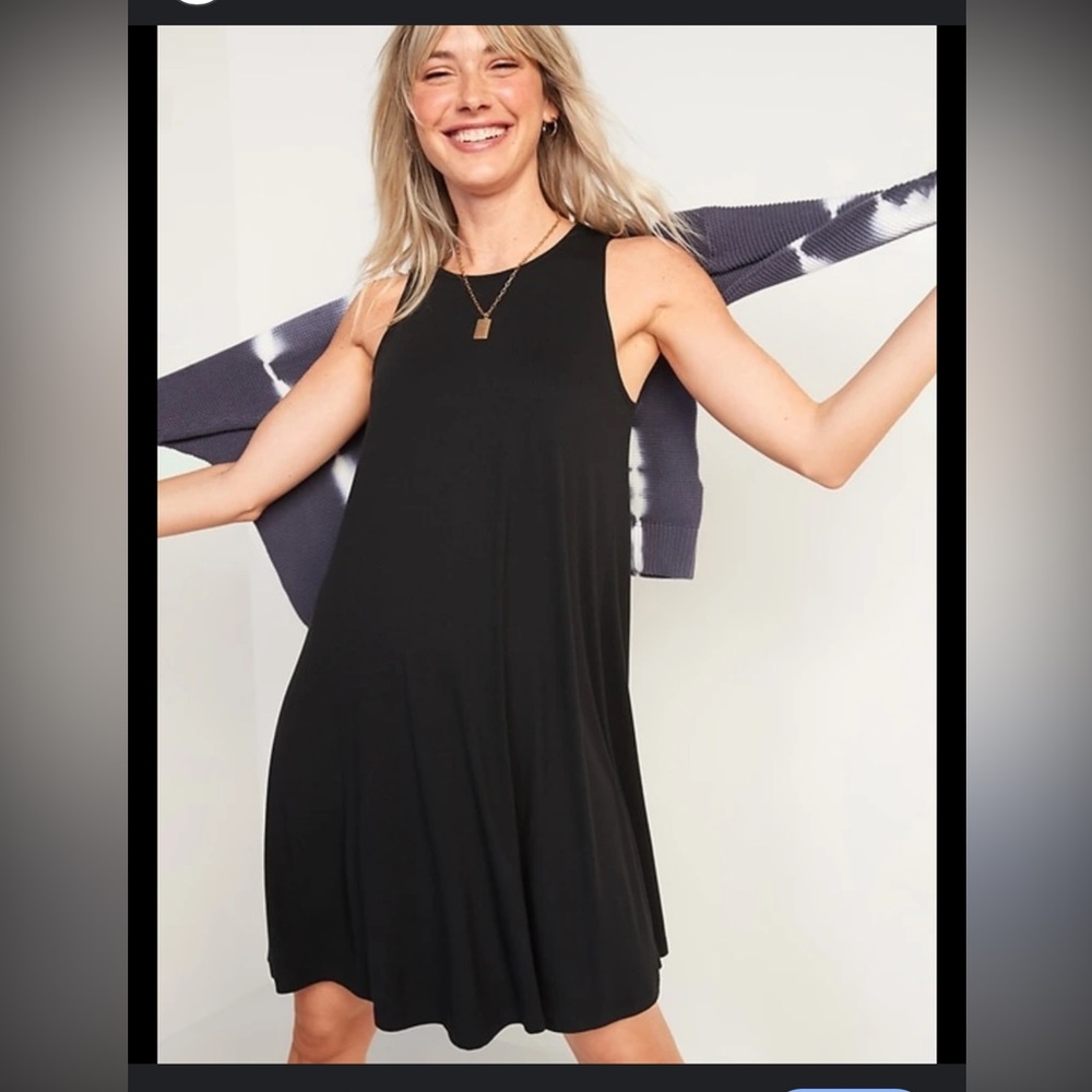 Old navy lightweight Black Sleeveless Dress